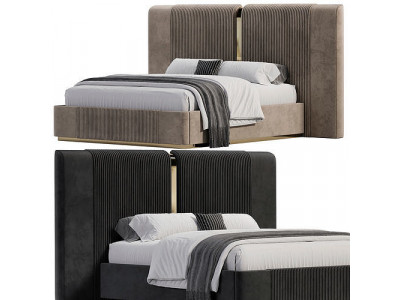 Trend modern bed By Evmoda collection 3D model
