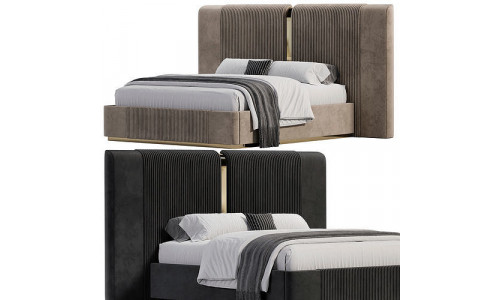 Trend modern bed By Evmoda collection 3D model