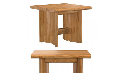 TRIESTE TEAK SIDE TABLE 3D model