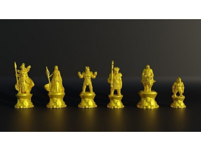 Troll Chess Set- Trolls Character Chess With 6 Different Model 3D print model