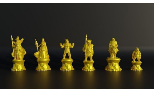 Troll Chess Set- Trolls Character Chess With 6 Different Model 3D print model
