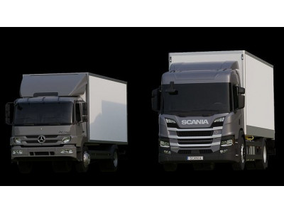 truck Low-poly 3D model