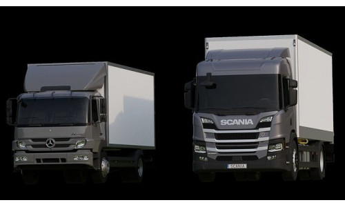 truck Low-poly 3D model