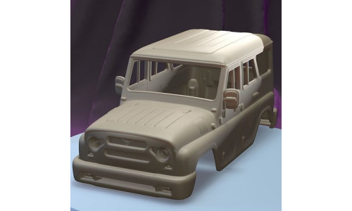 UAZ Hunter 2012 printable car body 3D print model