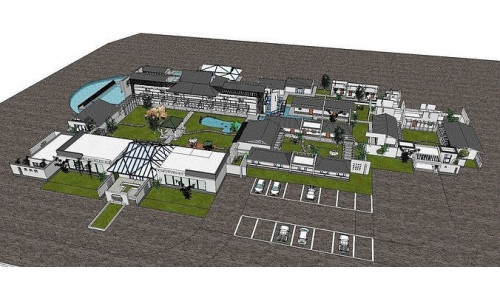 vacation spot-Resort-Fashion Leisure Hotel-0225 3D model