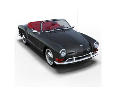 Volkswagen Karmann Ghia Convertible 3D model