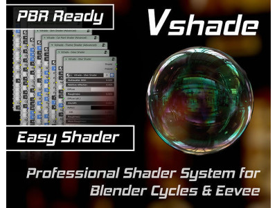 VSHADE Professional Shader System for Blender Cycles and Eevee 3D model