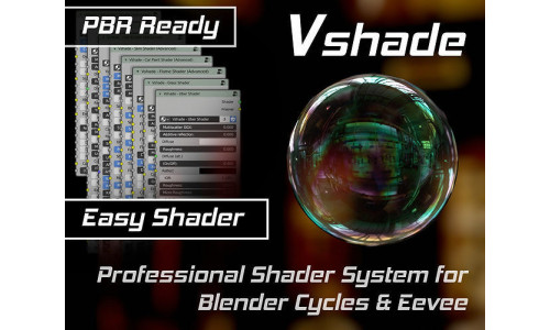VSHADE Professional Shader System for Blender Cycles and Eevee 3D model