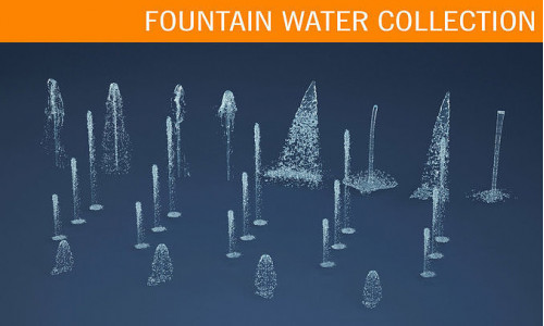 Water jet 3D model