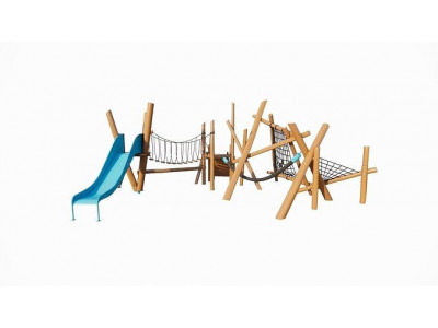 wooden kids playground 3d model 3D model