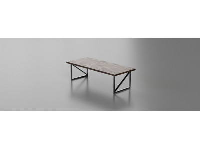 Wooden Table Low-poly 3D model