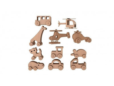 Wooden Toys Collection 3D model