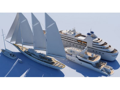 Yacht Collection 3D model