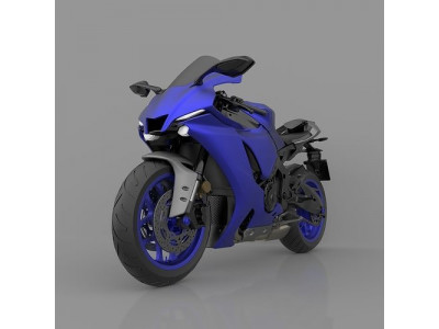 Yamaha YZF R1 2020 3D Model Ready to Print STL File 3D print model